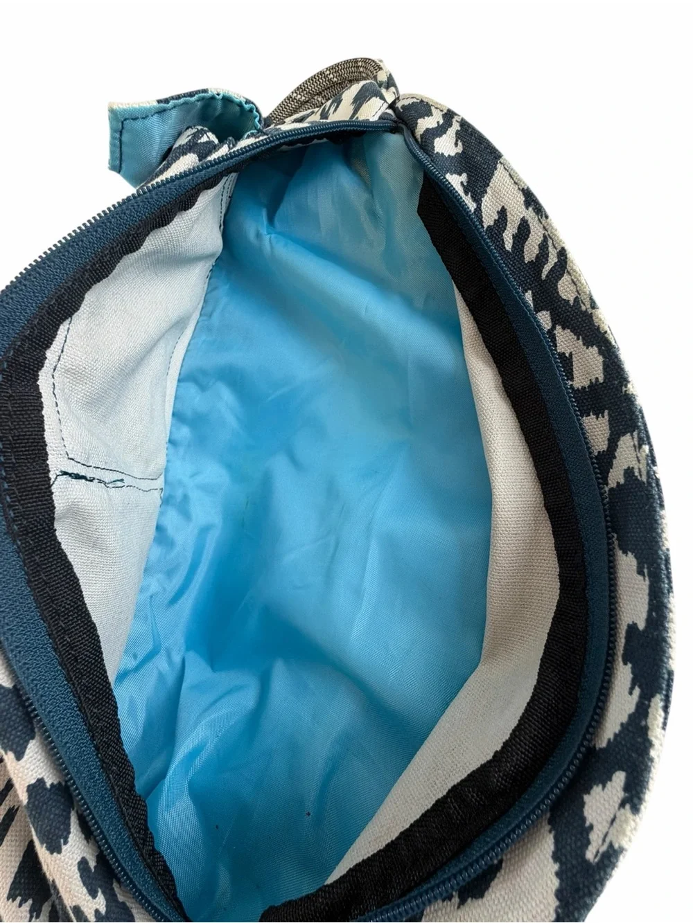 KAVU Rope Sling Bag Ikat Print Canvas Crossbody Backpack